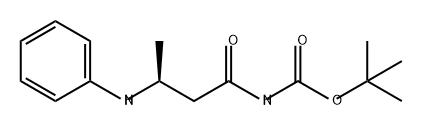 Carbamic acid, N-[(3S)-1-oxo-3-(phenylamino)butyl]-, 1,1-dimethylethyl ester