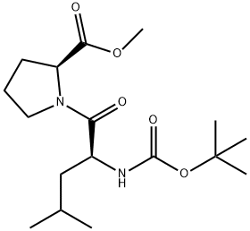 L-Proline, N-[(1,1-dimethylethoxy)carbonyl]-L-leucyl-, methyl ester