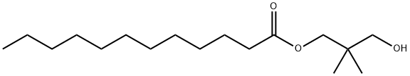 Dodecanoic acid 3-hydroxy-2,2-dimethylpropyl ester Struktur