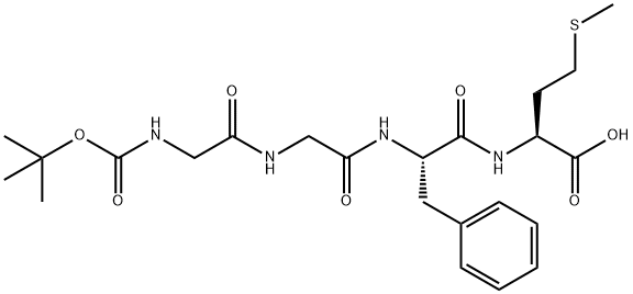 L-Methionine, N-[N-[N-[N-[(1,1-dimethylethoxy)carbonyl]glycyl]glycyl]-L-phenylalanyl]- (9CI)