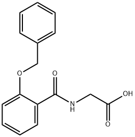 N-(o-Benzyloxy-benzoyl)-glycin Struktur