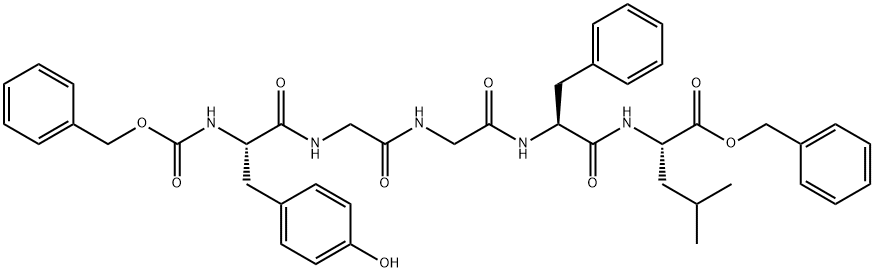 L-Leucine, N-[N-[N-[N-[N-[(phenylmethoxy)carbonyl]-L-tyrosyl]glycyl]glycyl]-L-phenylalanyl]-, phenylmethyl ester (9CI)