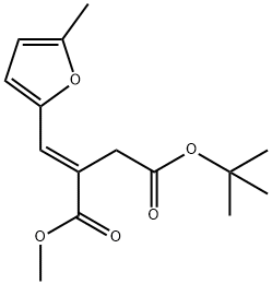 Butanedioic acid, 2-[(5-methyl-2-furanyl)methylene]-, 4-(1,1-dimethylethyl) 1-methyl ester, (2E)-