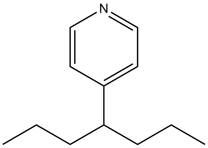 4-(1-Propylbutyl)pyridine Struktur