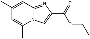 Imidazo[1,2-a]pyridine-2-carboxylic acid, 5,7-dimethyl-, ethyl ester Struktur