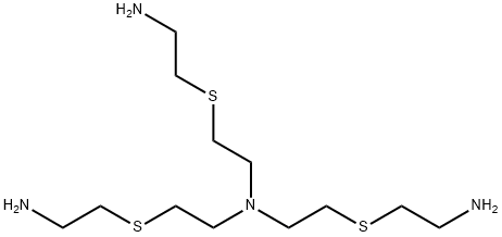 Ethanamine, 2-[(2-aminoethyl)thio]-N,N-bis[2-[(2-aminoethyl)thio]ethyl]- Structure