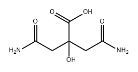 Butanoic acid, 4-amino-2-(2-amino-2-oxoethyl)-2-hydroxy-4-oxo-