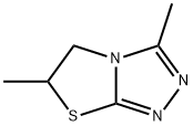 Thiazolo[2,?3-?c]?-?1,?2,?4-?triazole, 5,?6-?dihydro-?3,?6-?dimethyl- Struktur