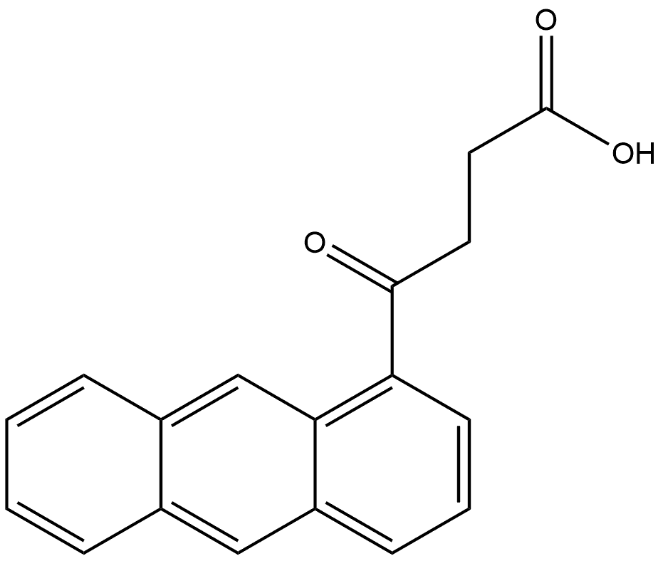 β-(1-Anthroyl)propionic Acid Struktur