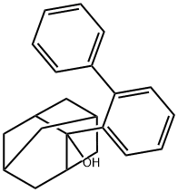 Tricyclo[3.3.1.13,7]decan-2-ol, 2-[1,1'-biphenyl]-2-yl- Struktur