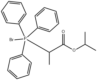 1-Methylethyl 2-(bromotriphenylphosphoranyl)propanoate Struktur