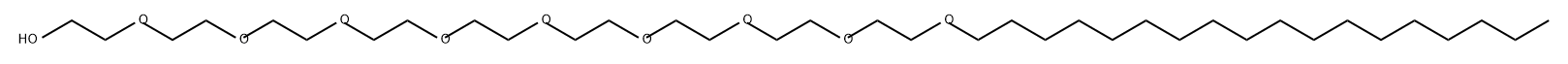 3,6,9,12,15,18,21,24,27-Nonaoxapentatetracontan-1-ol Struktur