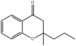 4H-1-Benzopyran-4-one, 2,3-dihydro-2-methyl-2-propyl- Struktur