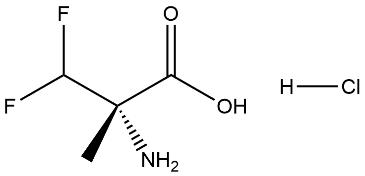 D-Alanine, 3,3-difluoro-2-methyl-, hydrochloride (1:1) Struktur