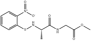 Glycine, N-[N-[(2-nitrophenyl)thio]-L-alanyl]-, methyl ester (9CI)