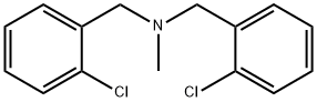 Benzenemethanamine, 2-chloro-N-[(2-chlorophenyl)methyl]-N-methyl- Struktur