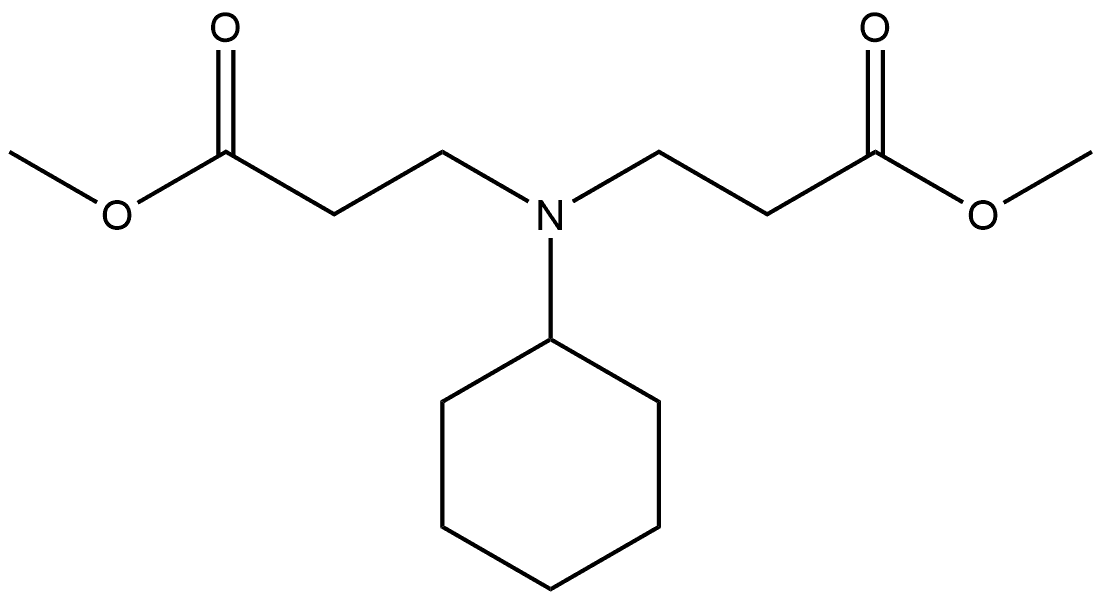 β-Alanine, N-cyclohexyl-N-(3-methoxy-3-oxopropyl)-, methyl ester