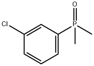 Phosphine oxide, (3-chlorophenyl)dimethyl- Struktur