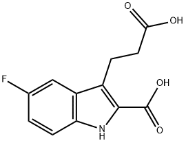 1H-Indole-3-propanoic acid, 2-carboxy-5-fluoro-