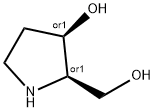 cis-2-Hydroxymethyl-pyrrolidin-3-ol Struktur