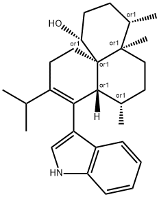 AFLAVININE Struktur