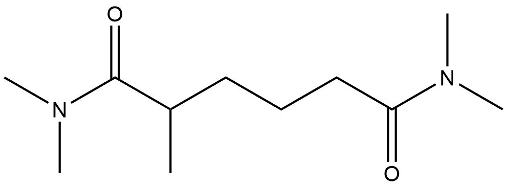 N,N,N',N',2-pentamethylhexanediamide Struktur