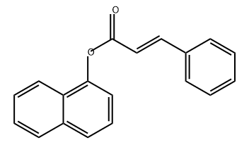 2-Propenoic acid, 3-phenyl-, 1-naphthalenyl ester, (2E)-