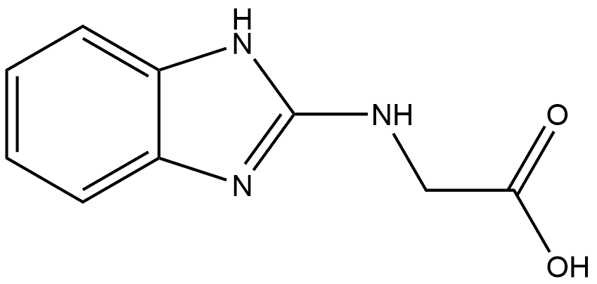 (1H-benzo[d]imidazol-2-yl)glycine Struktur