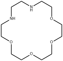 1,4,7,10-Tetraoxa-13,16-diazacyclooctadecane Struktur