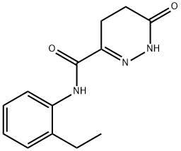 3-Pyridazinecarboxamide,N-(2-ethylphenyl)-1,4,5,6-tetrahydro-6-oxo-(9CI) Struktur