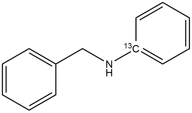 Benzenemethanamine, N-(phenyl-13C)- (9CI)