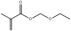 2-Propenoic acid, 2-methyl-, ethoxymethyl ester Struktur