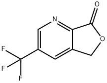 Furo[3,4-b]pyridin-7(5H)-one, 3-(trifluoromethyl)- Struktur