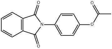 Acetic acid 4-(1,3-dioxo-1,3-dihydro-isoindol-2-yl)-phenyl ester Struktur