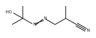 Propanenitrile, 3-[2-(1-hydroxy-1-methylethyl)diazenyl]-2-methyl-