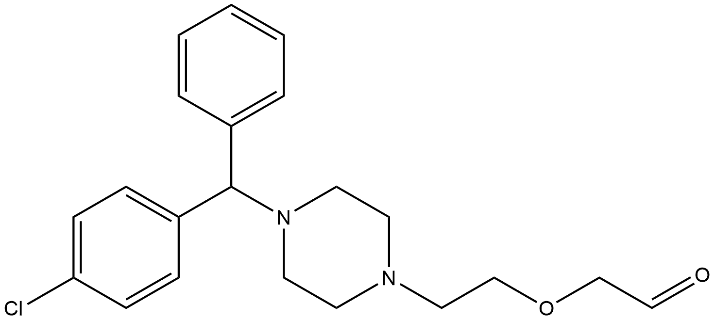 Acetaldehyde, 2-[2-[4-[(4-chlorophenyl)phenylmethyl]-1-piperazinyl]ethoxy]-