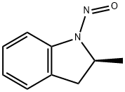 1H-lndole,2,3-dihydro-2-methyl-1-nitroso-,(S)- Struktur