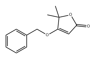 2(5H)-Furanone, 5,5-dimethyl-4-(phenylmethoxy)- Struktur