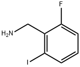 Benzenemethanamine, 2-fluoro-6-iodo- Struktur