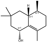 1-Naphthalenol,1,2,3,4,4a,5,6,7-octahydro-3,3,5,8-tetramethyl-,(1R,4aR,5S)-rel-(9CI) Struktur