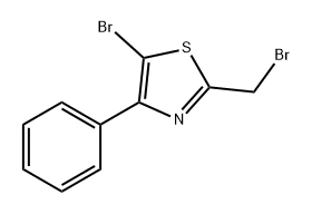 Thiazole, 5-bromo-2-(bromomethyl)-4-phenyl-