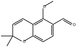 2H-1-Benzopyran-6-carboxaldehyde, 5-methoxy-2,2-dimethyl- Struktur