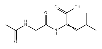 2-Pentenoic acid, 2-[[2-(acetylamino)acetyl]amino]-4-methyl-