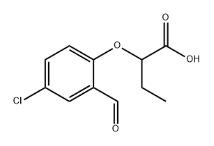 Butanoic acid, 2-(4-chloro-2-formylphenoxy)-