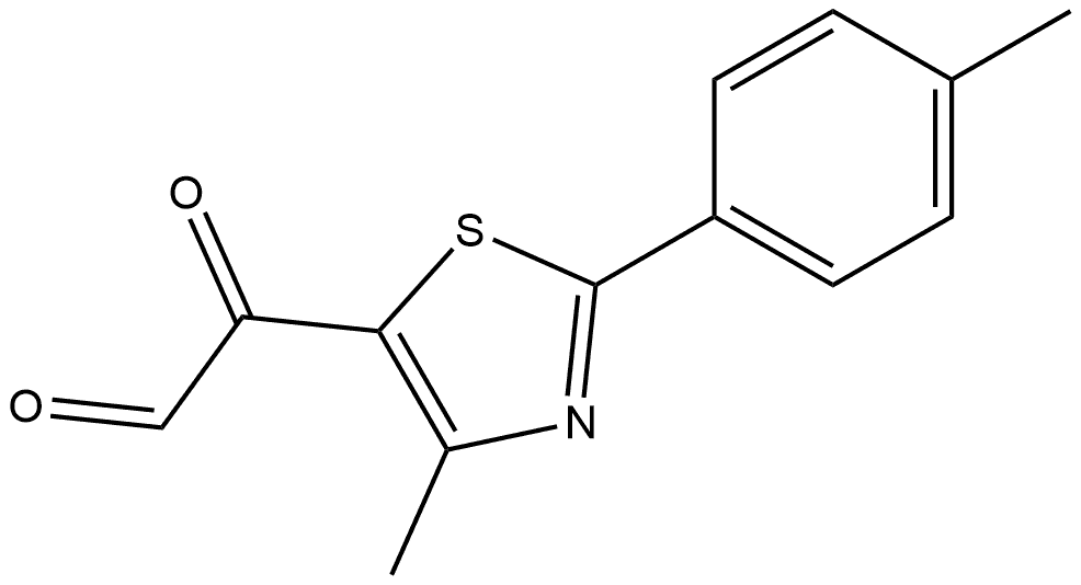 5-Thiazoleacetaldehyde, 4-methyl-2-(4-methylphenyl)-α-oxo-