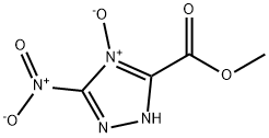 1H-1,2,4-Triazole-5-carboxylicacid,3-nitro-,methylester,4-oxide(9CI) Struktur