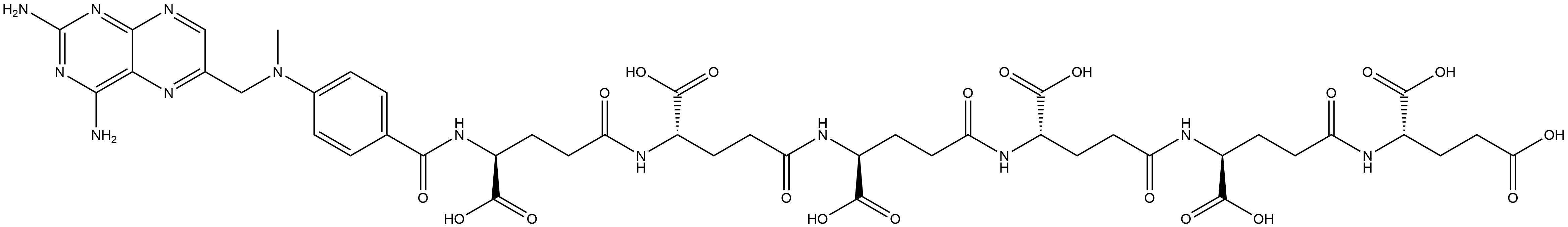 Methotrexate Hexaglutamate Trifluoroacetate Struktur