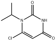 6-Chloro-1-(1-methylethyl)-2,4(1H,3H)-pyrimidinedione Struktur