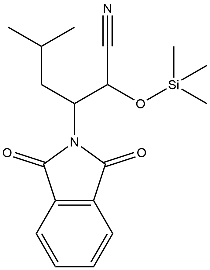 2H-Isoindole-2-propanenitrile, 1,3-dihydro-β-(2-methylpropyl)-1,3-dioxo-α-[(trimethylsilyl)oxy]-