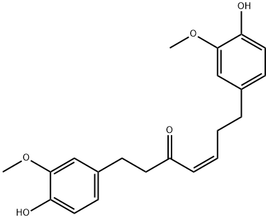 4-Hepten-3-one, 1,7-bis(4-hydroxy-3-methoxyphenyl)-, (4Z)- Struktur